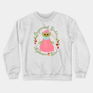 Depressed goblin nightmare Crewneck Sweatshirt